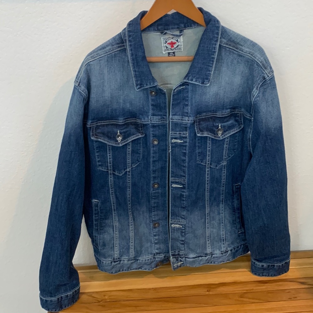 Flag & Anthem Desert Son jean jacket XXL (runs closer to an XL)